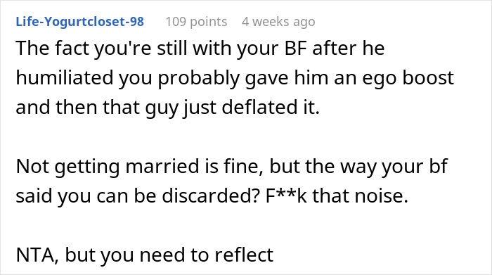 Guy Makes An Awkward Joke About Not Wanting To Marry His Longtime Girlfriend, Ends Up Losing Her