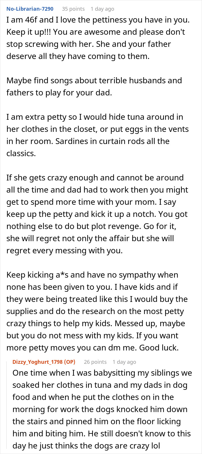 Woman’s Stepchildren Play Songs About Cheating To Her, She’s Hospitalized With A Mental Breakdown Woman’s Stepchildren Play Songs About Cheating To Her, She’s Hospitalized With A Mental Breakdown