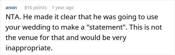 "AITA For Uninviting My Gay Brother And His Boyfriend To My Wedding?" "AITA For Uninviting My Gay Brother And His Boyfriend To My Wedding?"