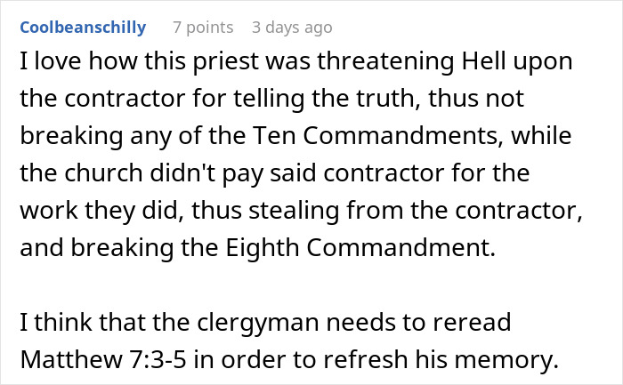 Church Demands Tradesman Take Down A Review Or Get Sued, He Shuts Them Down With Another Review Church Demands Tradesman Take Down A Review Or Get Sued, He Shuts Them Down With Another Review