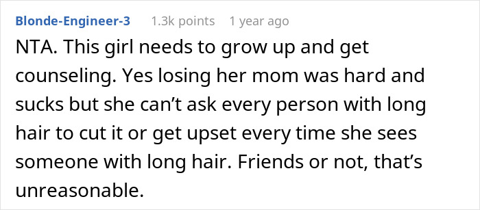 Woman Is Stunned When A Friend Asks Her To Cut Off Her Hair, Claiming It Reminds Her Of Her Trauma Woman Is Stunned When A Friend Asks Her To Cut Off Her Hair, Claiming It Reminds Her Of Her Trauma
