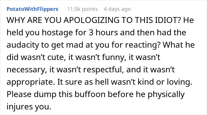 “I Called The Police”: Guy Can’t Stand GF’s Smell, Locks Her In The Bathroom For 3 Hours “I Called The Police”: Guy Can’t Stand GF’s Smell, Locks Her In The Bathroom For 3 Hours