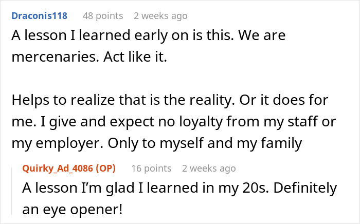 “Never Be Loyal To Your Employer”: Employee Loses The Job She’s Had For 2 Years In 15 Minutes