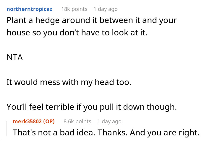 Man Asks If He’d Be A Jerk To Ask Parents To Remove Their Child’s Memorial From His Property Man Asks If He’d Be A Jerk To Ask Parents To Remove Their Child’s Memorial From His Property