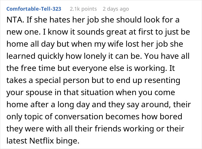 Wife Insists On Becoming A Housewife, Is Shocked Husband Wants Divorce Wife Insists On Becoming A Housewife, Is Shocked Husband Wants Divorce