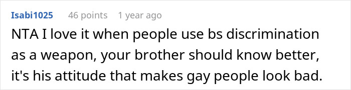 "AITA For Uninviting My Gay Brother And His Boyfriend To My Wedding?" "AITA For Uninviting My Gay Brother And His Boyfriend To My Wedding?"