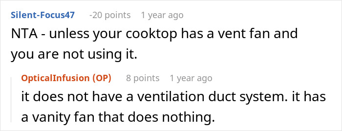 “Am I The Jerk For Refusing To Alter My Cooking Habits At Home For A Neighbor?” “Am I The Jerk For Refusing To Alter My Cooking Habits At Home For A Neighbor?”