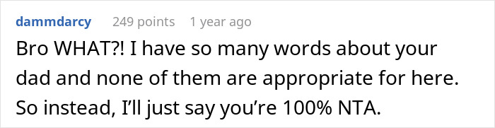 16 Y.O. Is Called Names After Telling Her Dad She Won’t Be Raising His Future Kids 16 Y.O. Is Called Names After Telling Her Dad She Won’t Be Raising His Future Kids