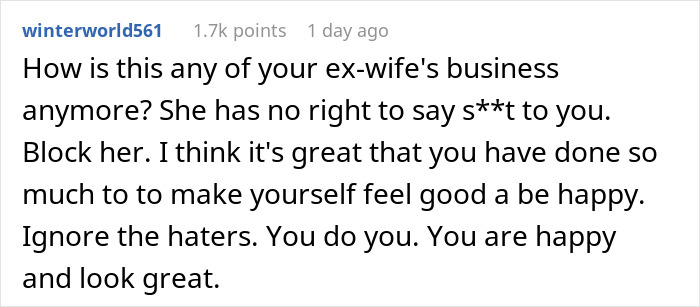 Man Shocks His Family With Post-Divorce Glow Up, His Ex Is Fuming And Calls It His “Mid-Life Crisis” Man Shocks His Family With Post-Divorce Glow Up, His Ex Is Fuming And Calls It His “Mid-Life Crisis”