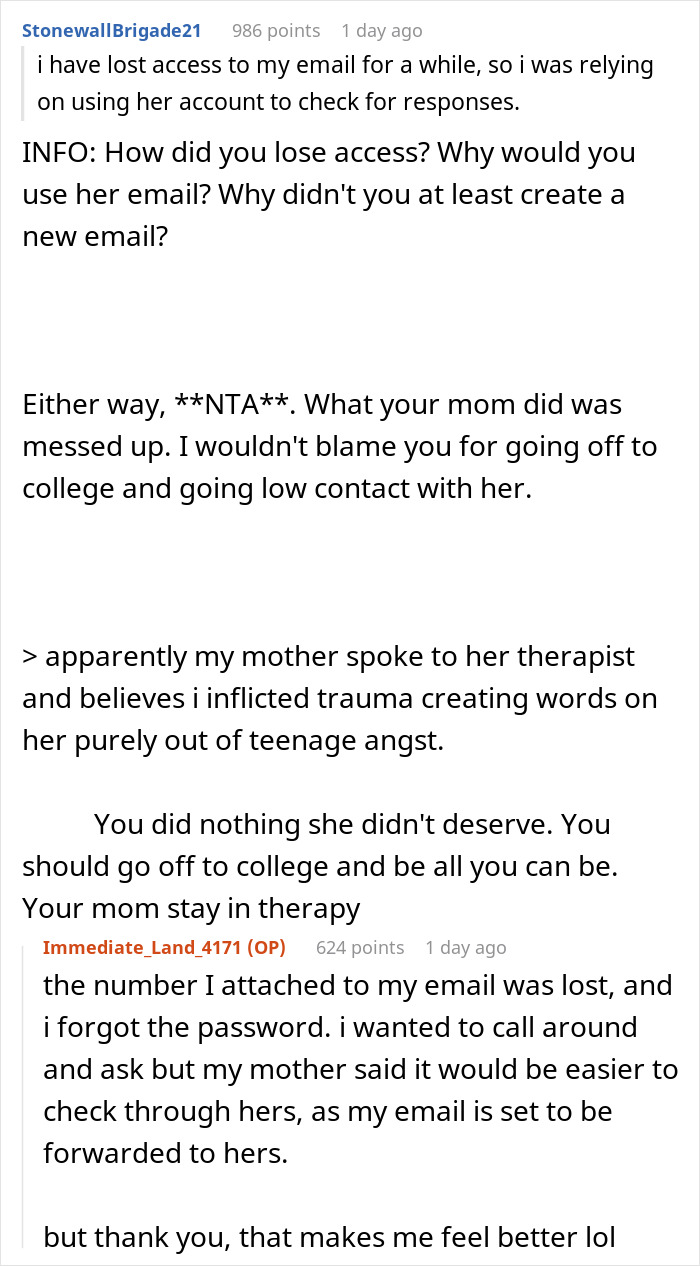 “I Yelled More Than I Ever Had”: Mom Hides News Of Dream College Acceptance Letter From 17 Y.O. “I Yelled More Than I Ever Had”: Mom Hides News Of Dream College Acceptance Letter From 17 Y.O.