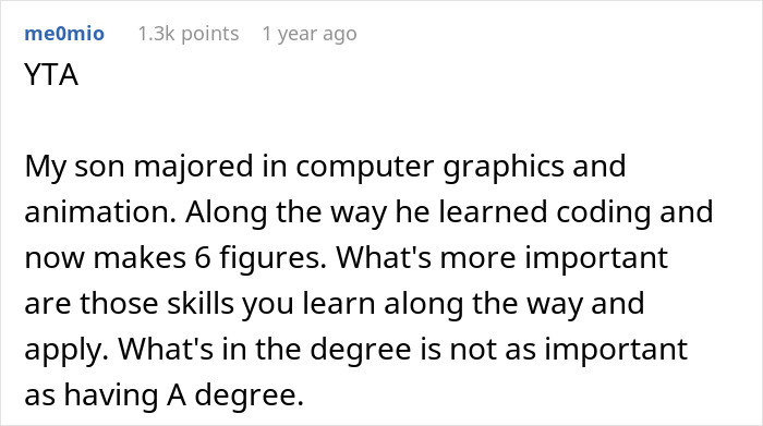 Dad Leaves Daughter High And Dry After Finding Out She Lied About Majoring In Comp Sci Dad Leaves Daughter High And Dry After Finding Out She Lied About Majoring In Comp Sci