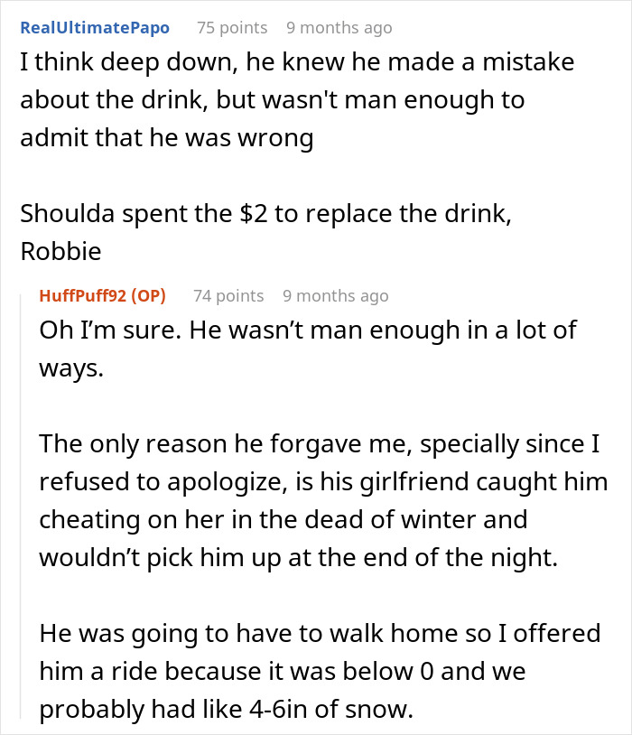 Boss Threatens To Fire Employee If She Doesn’t Replace His Drink, Regrets It Boss Threatens To Fire Employee If She Doesn’t Replace His Drink, Regrets It