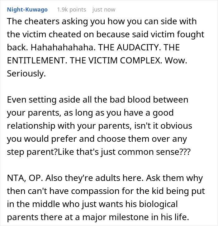 Stepmom Tells Teen Not To Invite His Mom To His Graduation, He Tells Stepmom Not To Come Instead Stepmom Tells Teen Not To Invite His Mom To His Graduation, He Tells Stepmom Not To Come Instead