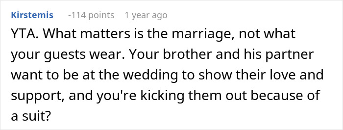 "AITA For Uninviting My Gay Brother And His Boyfriend To My Wedding?" "AITA For Uninviting My Gay Brother And His Boyfriend To My Wedding?"
