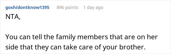 Mother Ruins Daughter’s Wedding By Asking Her To Let Autistic Brother Live With Her And Her Husband Mother Ruins Daughter’s Wedding By Asking Her To Let Autistic Brother Live With Her And Her Husband