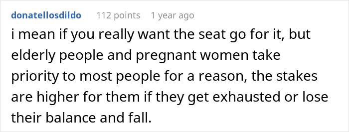 Person Refuses To Give Up Seats For The Pregnant And Elderly, Starts A Fierce Debate Person Refuses To Give Up Seats For The Pregnant And Elderly, Starts A Fierce Debate