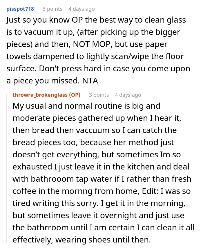 GF Keeps Breaking Glass Cups Every Time She’s At SO’s Home, They Ban Her From Using Them GF Keeps Breaking Glass Cups Every Time She’s At SO’s Home, They Ban Her From Using Them