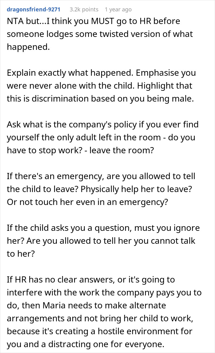 Man Gets Called A 'Pervert' For Hanging Out With Coworker's 7-Year-Old Daughter Man Gets Called A 'Pervert' For Hanging Out With Coworker's 7-Year-Old Daughter