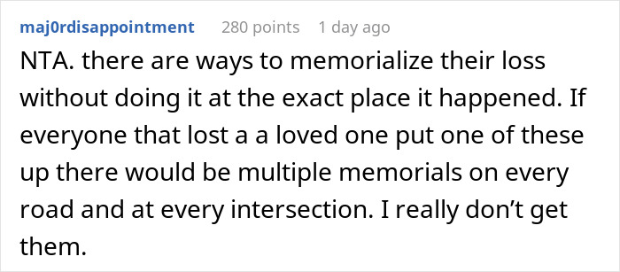 Man Asks If He’d Be A Jerk To Ask Parents To Remove Their Child’s Memorial From His Property Man Asks If He’d Be A Jerk To Ask Parents To Remove Their Child’s Memorial From His Property