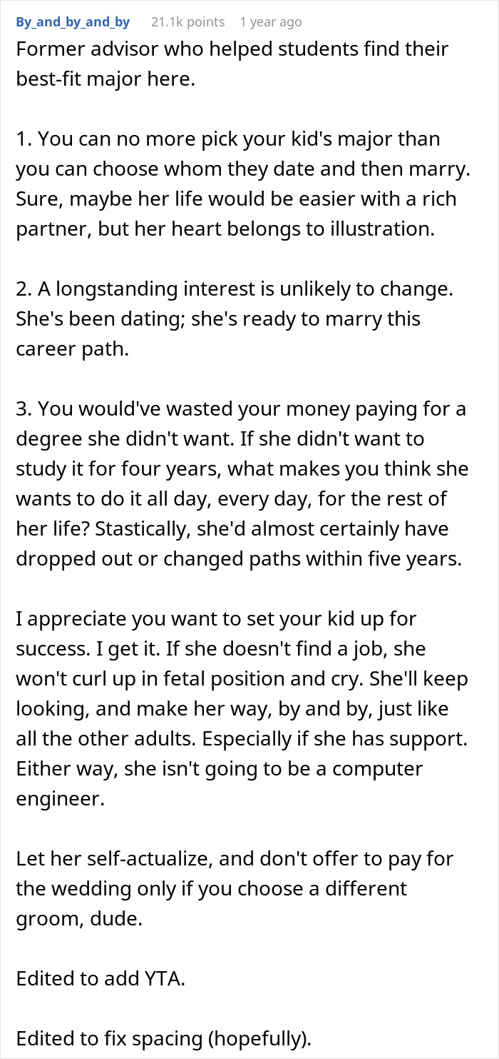Dad Leaves Daughter High And Dry After Finding Out She Lied About Majoring In Comp Sci Dad Leaves Daughter High And Dry After Finding Out She Lied About Majoring In Comp Sci