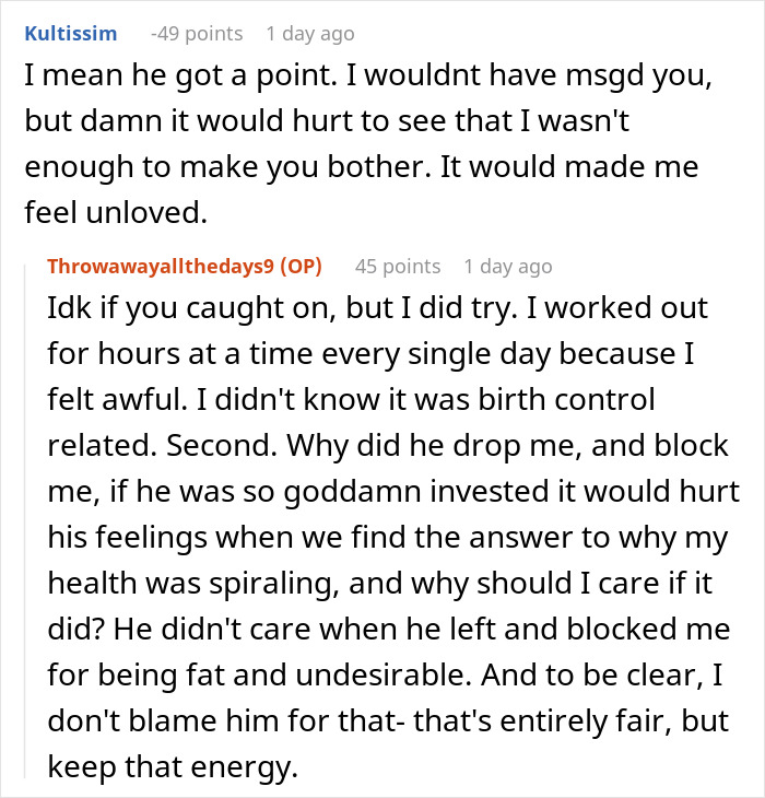 Guy Dumps GF After No Longer Being Attracted To Her, Feels Betrayed Once She Loses Weight Guy Dumps GF After No Longer Being Attracted To Her, Feels Betrayed Once She Loses Weight