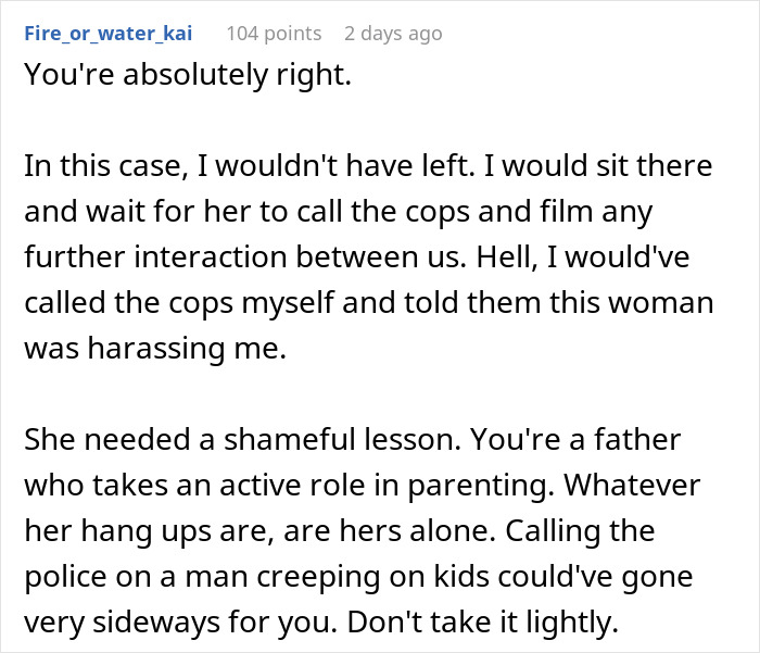 Dad Done With Society’s Stigma After Woman Threatens To Call The Cops On Him