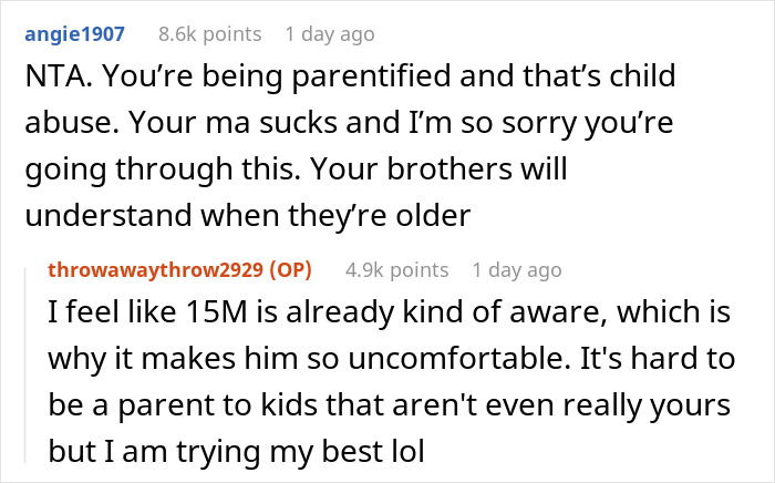 Mom Is In Tears After 17 Y.O. Tells Her She Doesn’t Get To Make The Rules While He Raises Her Kids Mom Is In Tears After 17 Y.O. Tells Her She Doesn’t Get To Make The Rules While He Raises Her Kids