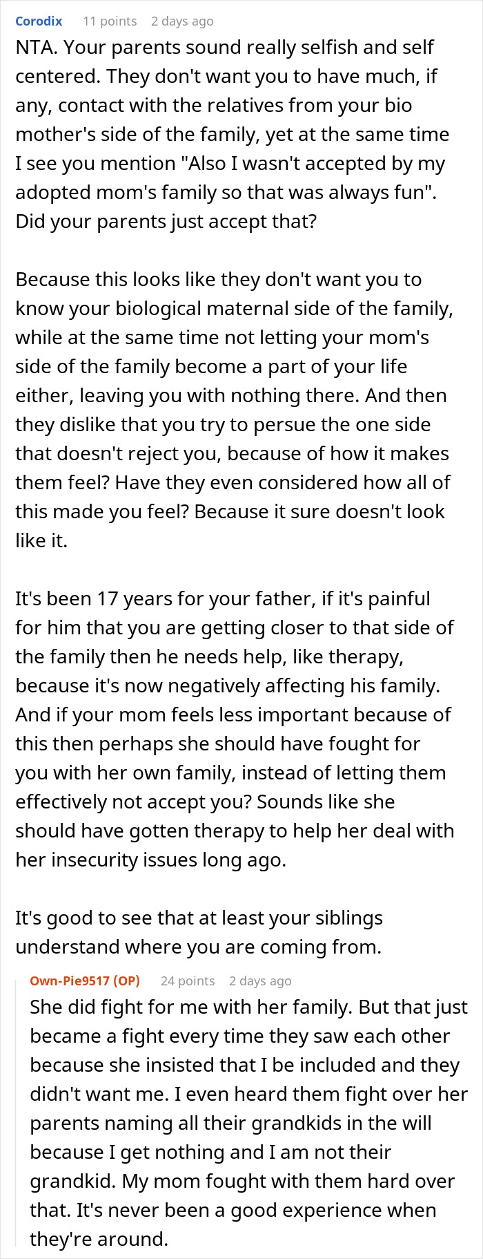 Bitter Teen Goes Against Dad's Wishes To Spend Time With Late Bio Mom's Family, Drama Ensues Bitter Teen Goes Against Dad's Wishes To Spend Time With Late Bio Mom's Family, Drama Ensues