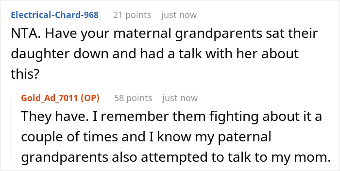Mom Asks Favor From Firstborn After Abandoning Her For Her New Family, Gets A Cold Hard No Mom Asks Favor From Firstborn After Abandoning Her For Her New Family, Gets A Cold Hard No