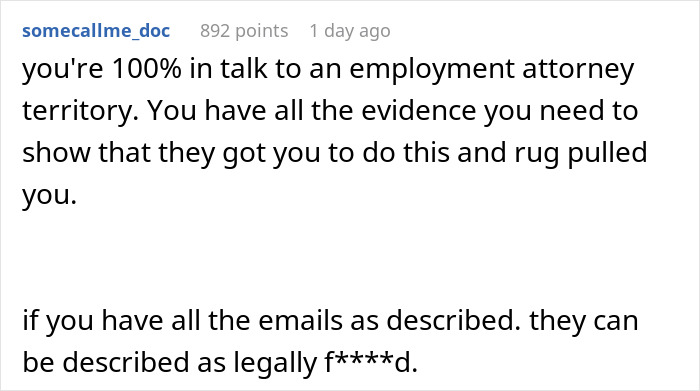 Man Urged To Lawyer Up And Make Company Pay For Making Him Move 1,700 Miles For Nothing Man Urged To Lawyer Up And Make Company Pay For Making Him Move 1,700 Miles For Nothing
