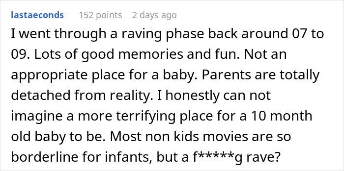 “Have Some Respect”: Mom Vents About Her Experience Of Bringing A Baby To A Rave, Gets Dragged “Have Some Respect”: Mom Vents About Her Experience Of Bringing A Baby To A Rave, Gets Dragged