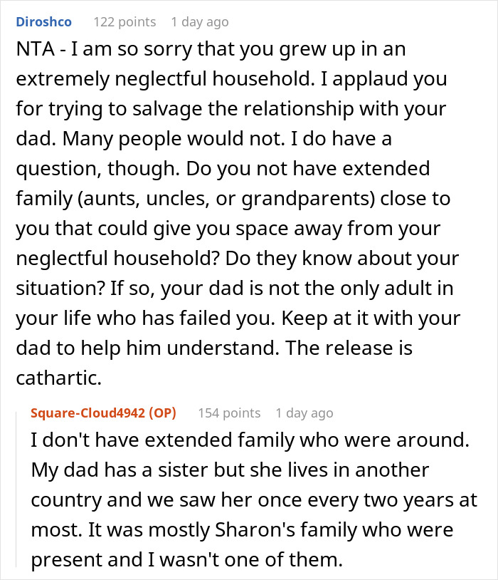 Dad Is Crushed After Daughter Calls Him Out For Abandoning Her In Favor Of His New Marriage