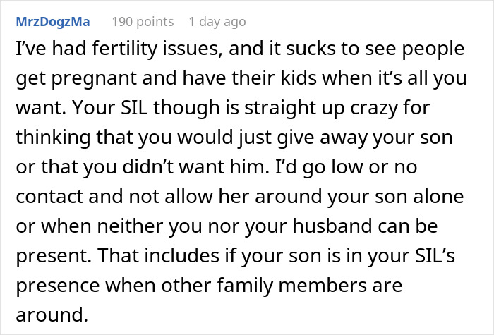 Woman Banned From Seeing Nephew After Her Creepy “Joke” Raises Red Flags Woman Banned From Seeing Nephew After Her Creepy “Joke” Raises Red Flags