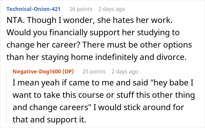 Wife Insists On Becoming A Housewife, Is Shocked Husband Wants Divorce Wife Insists On Becoming A Housewife, Is Shocked Husband Wants Divorce