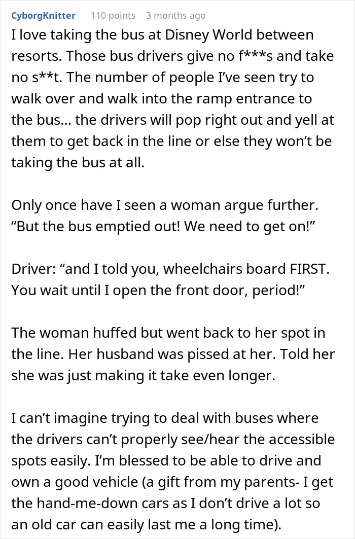 Entitled Mom Expects Person In Wheelchair To Walk So She Can Park Her Stroller, Gets Laughed At Entitled Mom Expects Person In Wheelchair To Walk So She Can Park Her Stroller, Gets Laughed At