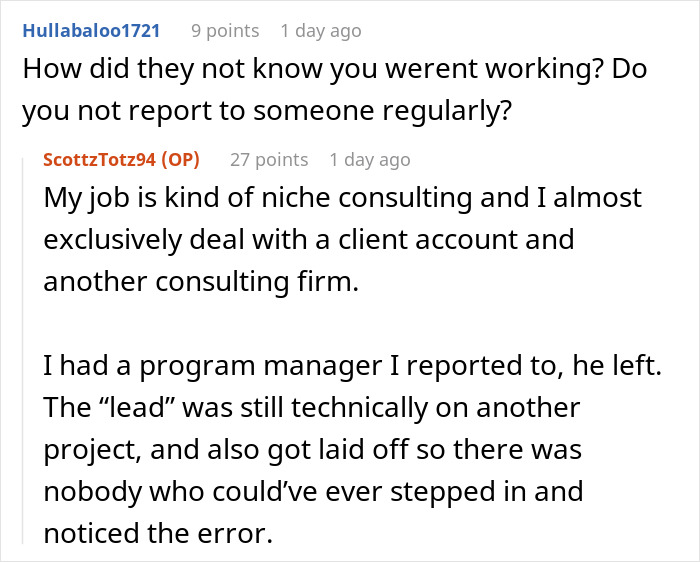 Person Gets Fired, Is Asked Why Their Project Isn't Completed Two Months Later Person Gets Fired, Is Asked Why Their Project Isn't Completed Two Months Later