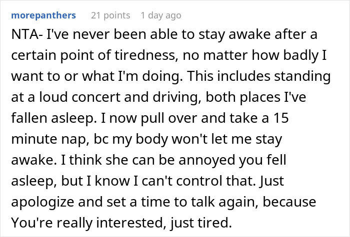 Woman Gets Upset When Her Boyfriend Can’t Stay Up At 3AM To Console Her Woman Gets Upset When Her Boyfriend Can’t Stay Up At 3AM To Console Her