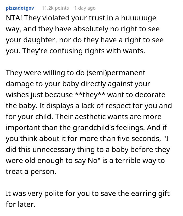 “Both Got Their Noses Pierced”: Woman Gives Ultimatum To Parents Who Violated Her Trust “Both Got Their Noses Pierced”: Woman Gives Ultimatum To Parents Who Violated Her Trust