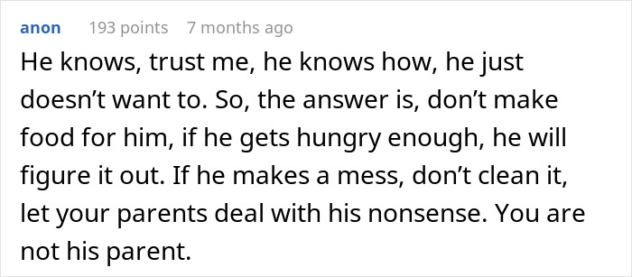 14 Y.O. Boy Expects 15 Y.O. Sister To Make Him Lunch, Blames Her For Letting Him Starve 14 Y.O. Boy Expects 15 Y.O. Sister To Make Him Lunch, Blames Her For Letting Him Starve