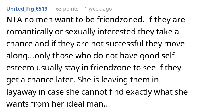 Guy Laughs At 30 Y.O. Woman’s Unrealistic Expectation Of Rejected Guys Winning Her Heart Over Slowly Guy Laughs At 30 Y.O. Woman’s Unrealistic Expectation Of Rejected Guys Winning Her Heart Over Slowly