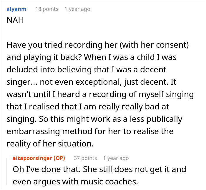 Teenager Thinks She's Going To Be A Famous Singer, Mom Gives Her A Reality Check Teenager Thinks She's Going To Be A Famous Singer, Mom Gives Her A Reality Check