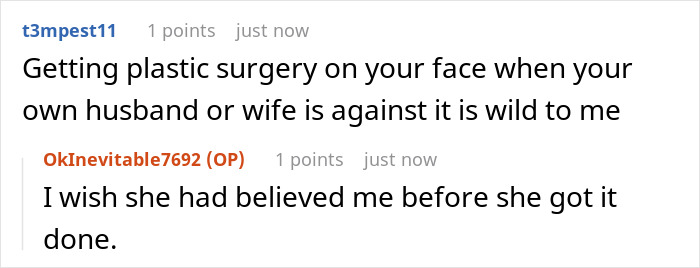 “AITA For Being Truthful And Admitting That I Find My Wife Unattractive After Her Surgery?” “AITA For Being Truthful And Admitting That I Find My Wife Unattractive After Her Surgery?”