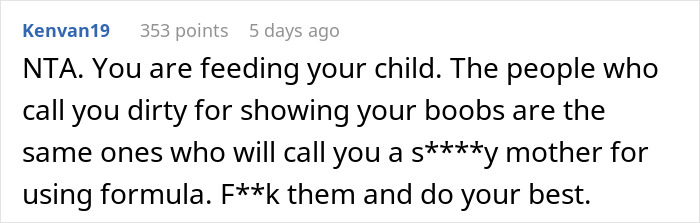 Man Demands Wife Stop Breastfeeding Their Baby In Front Of His Mates, Is Told To ‘Shut Up’ Man Demands Wife Stop Breastfeeding Their Baby In Front Of His Mates, Is Told To ‘Shut Up’
