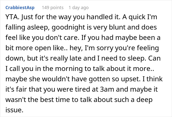 Woman Gets Upset When Her Boyfriend Can’t Stay Up At 3AM To Console Her Woman Gets Upset When Her Boyfriend Can’t Stay Up At 3AM To Console Her