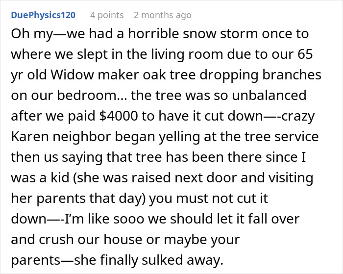 'Karen' Sues Neighbors Over Cutting A Tree, Makes A Fool Of Herself In Court 'Karen' Sues Neighbors Over Cutting A Tree, Makes A Fool Of Herself In Court