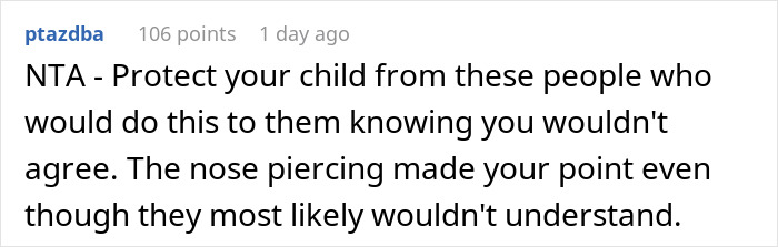 “Both Got Their Noses Pierced”: Woman Gives Ultimatum To Parents Who Violated Her Trust “Both Got Their Noses Pierced”: Woman Gives Ultimatum To Parents Who Violated Her Trust