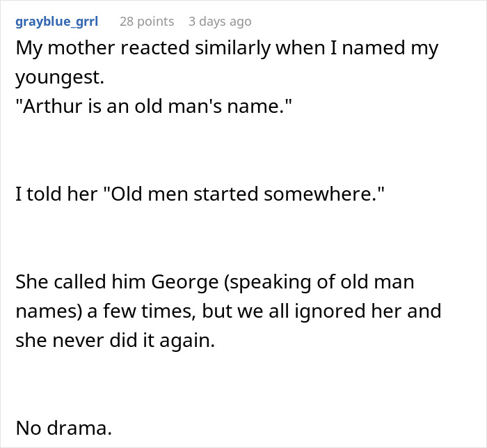 Grandma Throws Threats Over Baby's Name, Soon Realizes No One Cares About Losing Contact With Her Grandma Throws Threats Over Baby's Name, Soon Realizes No One Cares About Losing Contact With Her