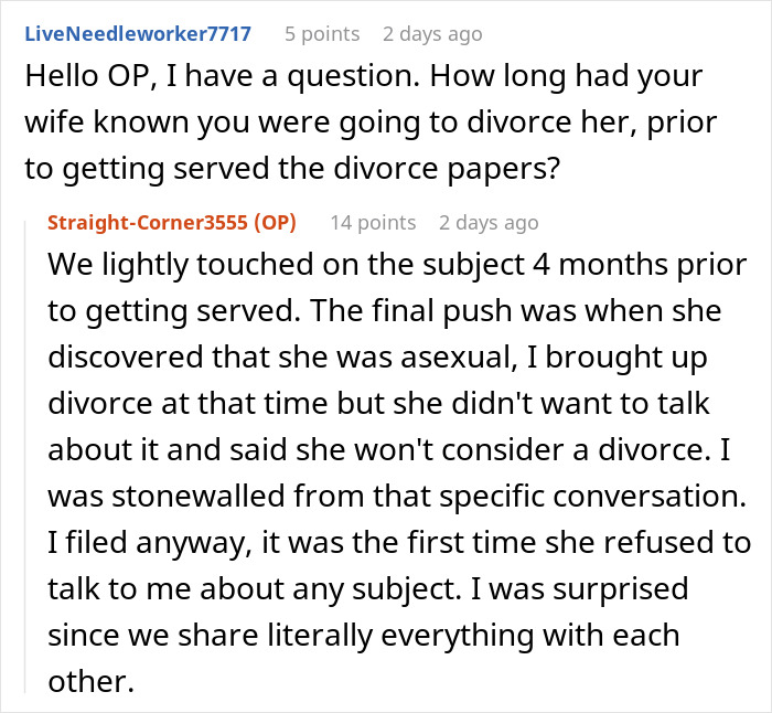 “It's Wild”: Wife Reveals She’s Asexual And Tries To Open Relationship Without Husband’s Consent