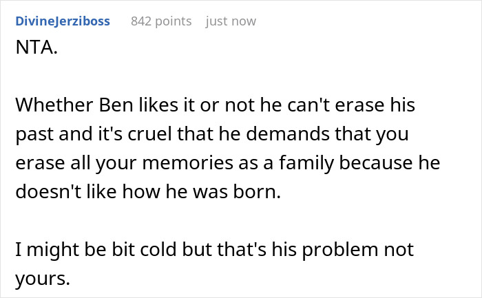 Mom Agrees To Hide All Photos Of Her Son Pre-Transition Except For One, Gets Called Cruel Mom Agrees To Hide All Photos Of Her Son Pre-Transition Except For One, Gets Called Cruel
