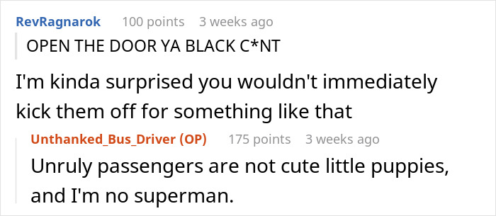 Bus Driver Maliciously Complies With Rude, Racist Passenger, Makes Him Walk Home Bus Driver Maliciously Complies With Rude, Racist Passenger, Makes Him Walk Home